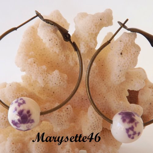Boucles d'oreilles créoles