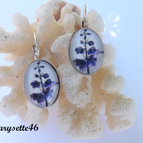 Boucles d'oreilles à cabochon