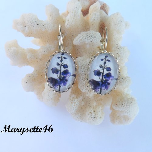 Boucles d'oreilles à cabochon