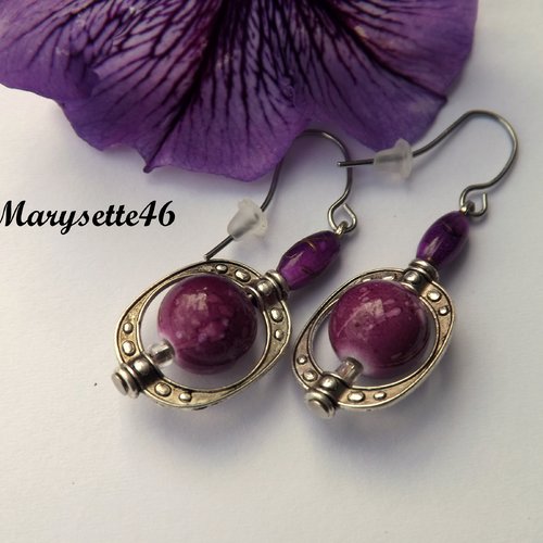 Boucles d'oreilles pendantes