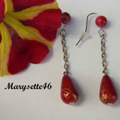 Boucles d'oreilles pendantes