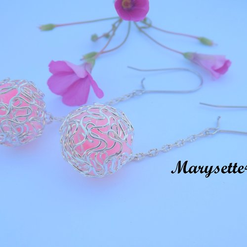 Boucles d'oreilles dormeuses pendantes