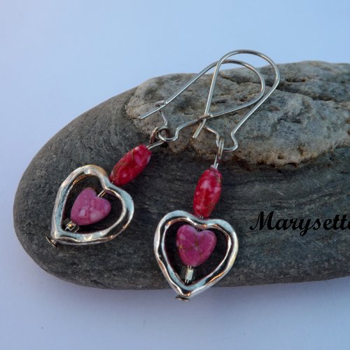 Boucles d'oreilles dormeuses pendantes