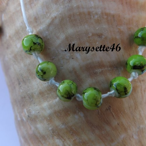 Bracelet à perles de verre