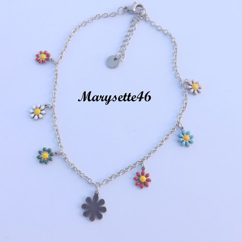 Bracelet de cheville en acier inoxydable