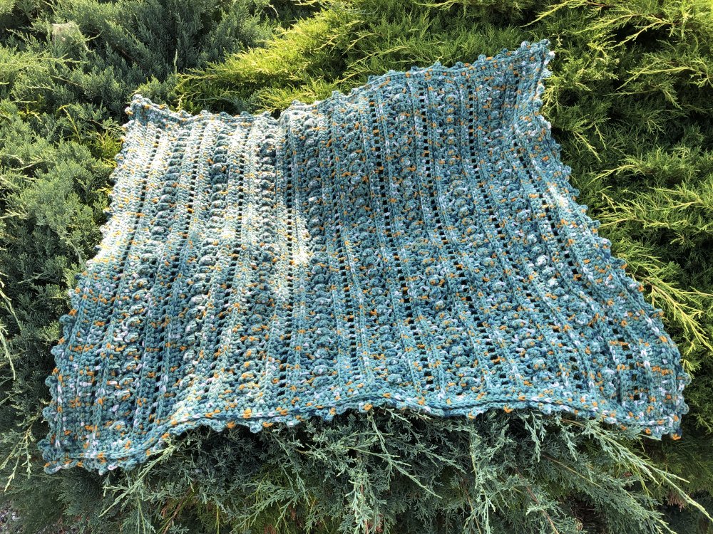 Couverture Bebe Enfant Multicolore Fait Main Crochet Un Grand Marche