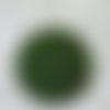 Bouton tissu ameublement 50mm " vert sapin "