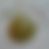 Bouton recouvert skai " beige granité " 32mm 