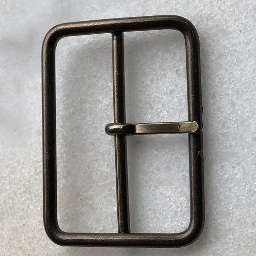 Boucle métal bronze rectangulaire