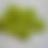 Boutons tissu 24mm recouverts d'un tissu velours vert olive 