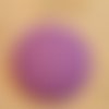 Gros bouton tissu  50mm " vichy violet "
