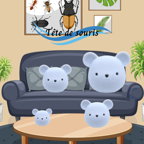Attache tétine souris - pour des moments doux et pratiques