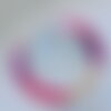 Bracelet perle tube tendance aux couleurs rose, parfait pour cet été pour apporter une note colorée