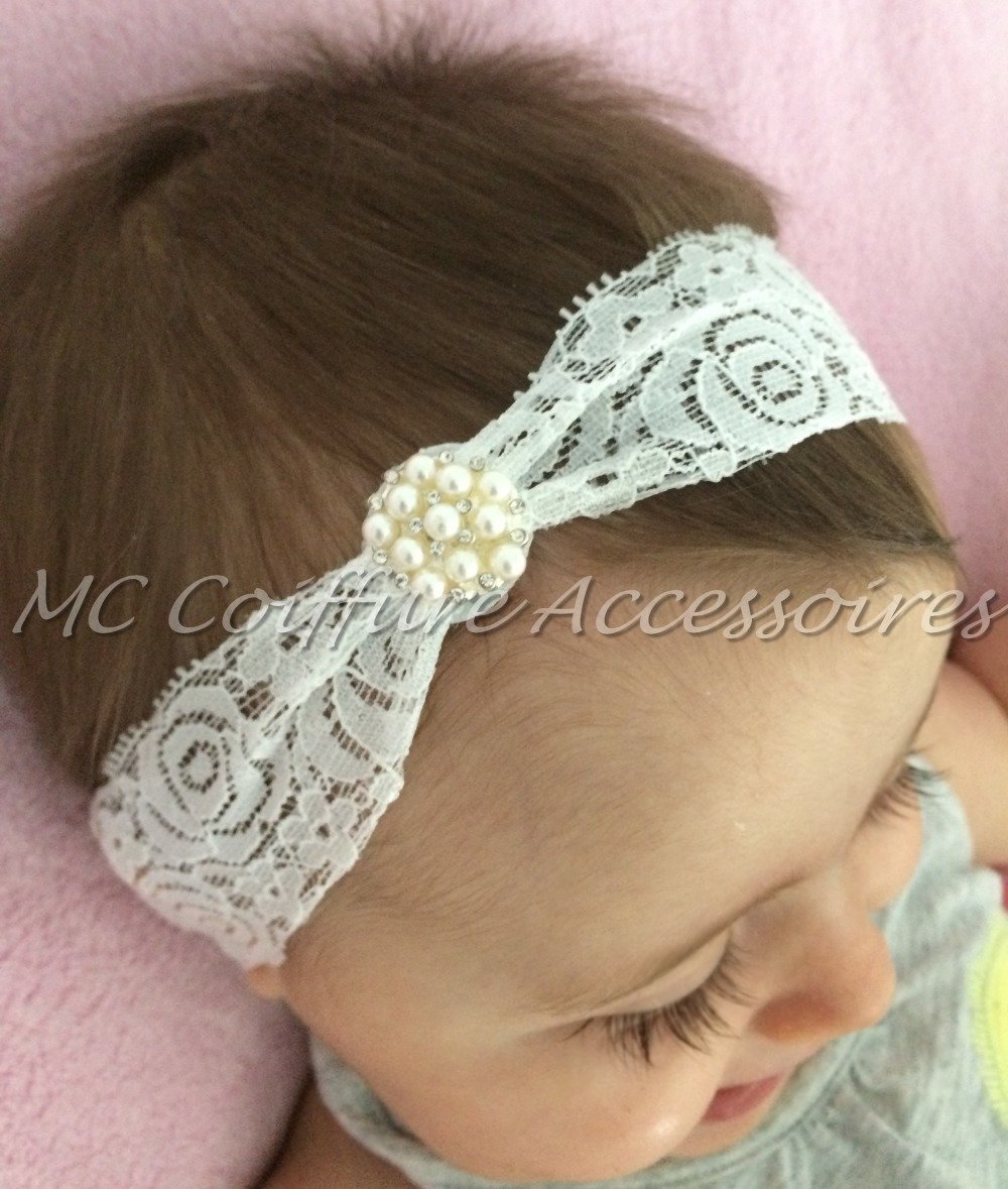 Bandeau Chic Et Boheme Mariage Baptemes Pour Bebe Un Grand Marche