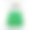 Perle rocaille tube en verre 6mm 20g vert opaque
