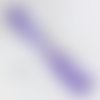 1 mètre de ruban satin 10mm liseret croix violet