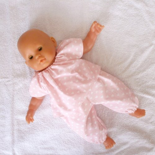 Pyjama Coeur Rose Naissance - Mon Bébé Calin