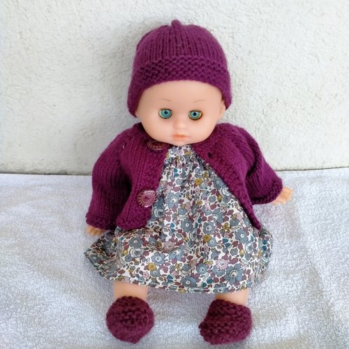 Habits poupon petitcollin 28 cm - ensemble liberty betsy ann