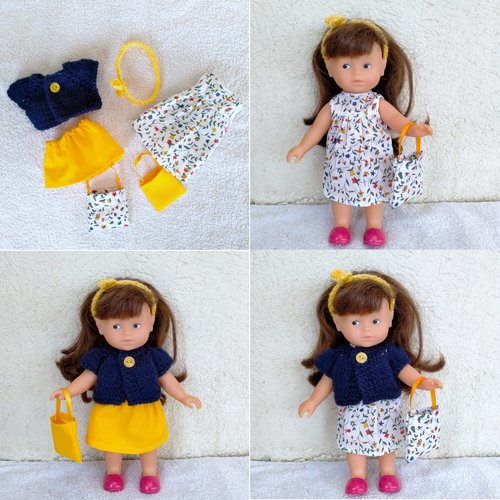 Habits poupée corolle mini corolline : lot multicolore