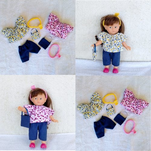 Vêtements mini corolline : lot multicolore