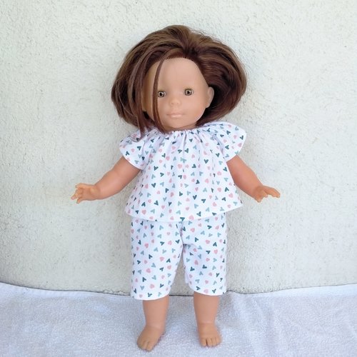 Vêtements ma corolle 36 cm : pyjama d'été coeurs
