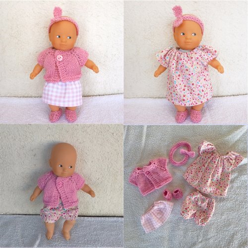 Habits mini poupon corolle - les demoiselles rose