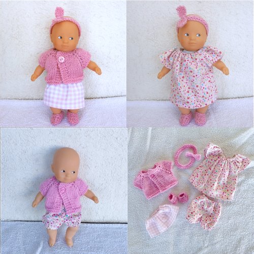 Habits mini poupon corolle - les demoiselles rose