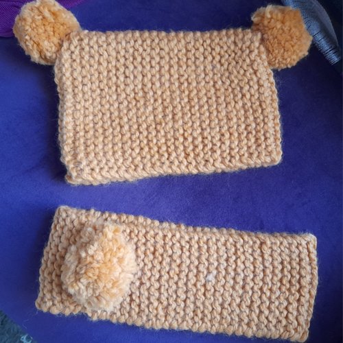 Bonnet et snood bébé