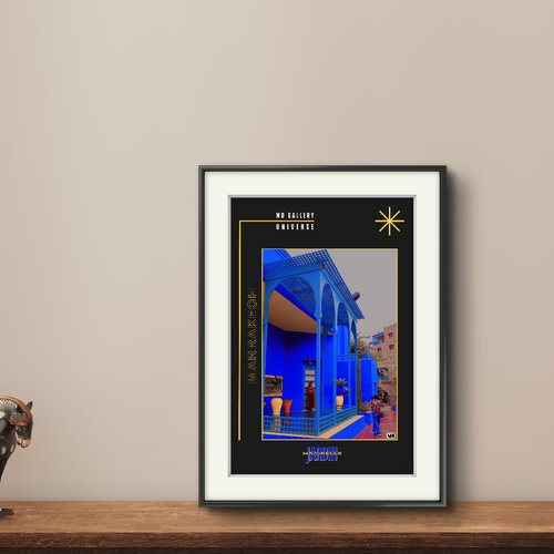 Affiche galerie "jardin majorelle"