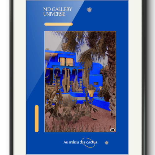 Affiche galerie "au milieu des cactus"