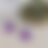 Boucles d’oreilles tablettes violettes