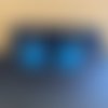 Boucles d’oreilles tablette bleues