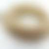 1 m cordon en suédine -  5 mm - aspect daim - couleur beige