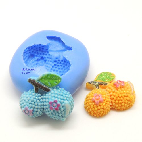 Moule en silicone cerise - 1,7 cm