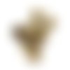 Lot de 10 breloques lapin en bronze