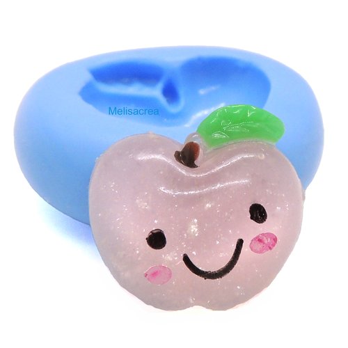 Moule en silicone pomme - 1,7 cm