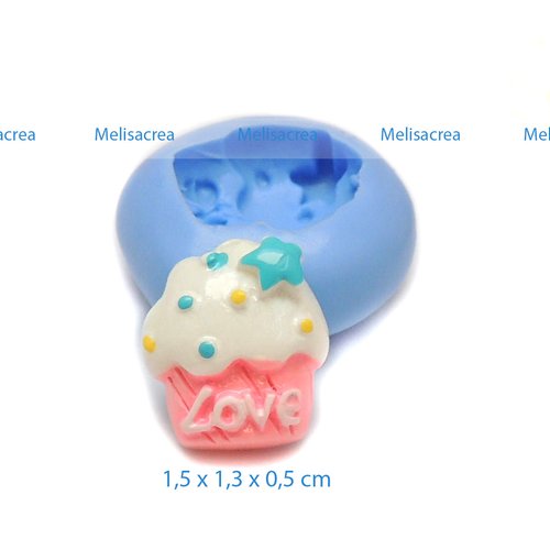 Moule en silicone cupcake 1,5 cm