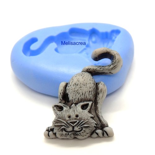 Moule en silicone chat 2,3 cm