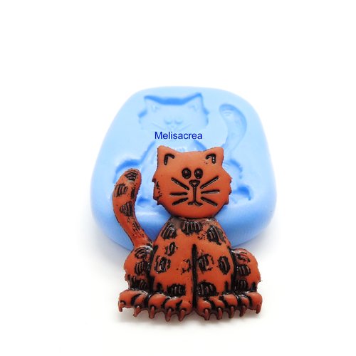 Moule en silicone chat 2,5 cm
