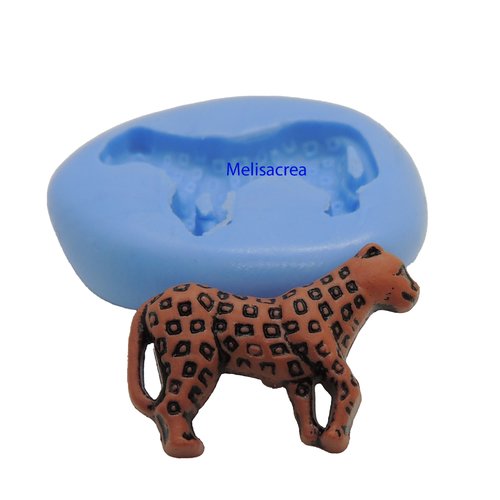 Moule en silicone léopard - 2,4 cm