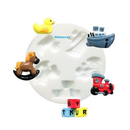 Mini moule silicone dtm - jouets