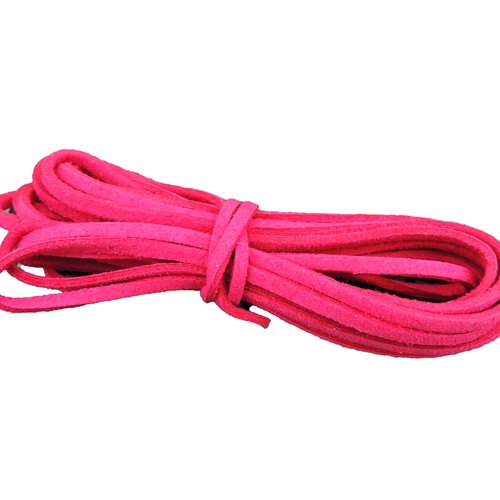 Lot de 3 mètres de cordon suédine, velours