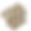 Lot de 15 perles triskell en bronze - 12 x 9mm