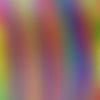 Lot de 5 mètres de cordon polyester multicolore 1,5mm