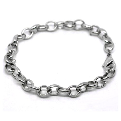 1 bracelet avec fermoir mousqueton - 21cm