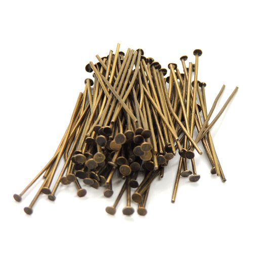 Lot de 300 clous à tête plate - 32 x 0,7mm