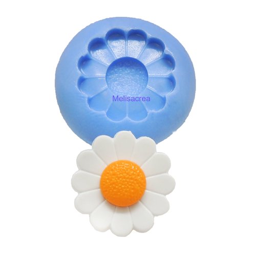 Moule en silicone pâquerette - 1,5 cm