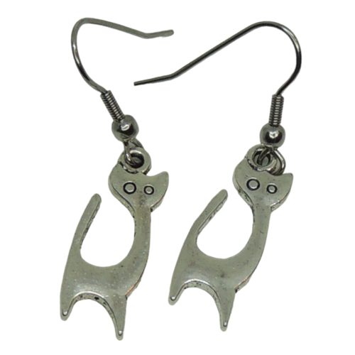 Boucles d'oreilles chats