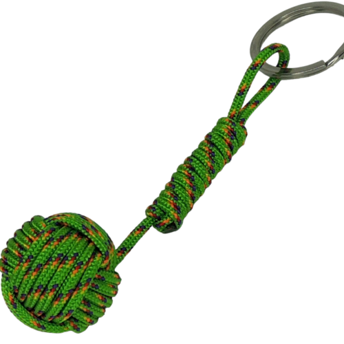 Porte-clés pomme de touline verte