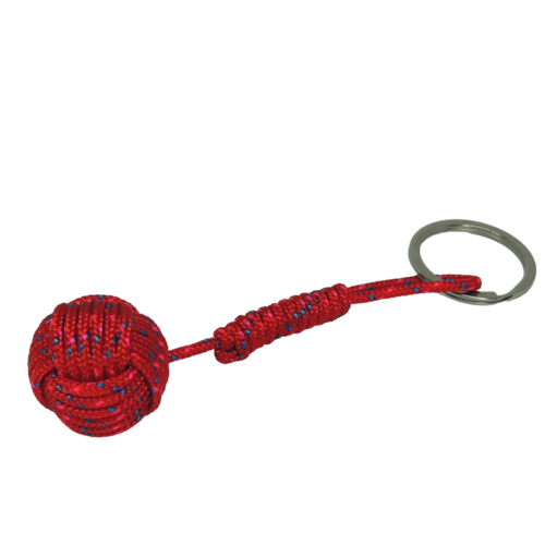 Porte-clés pomme de touline rouge